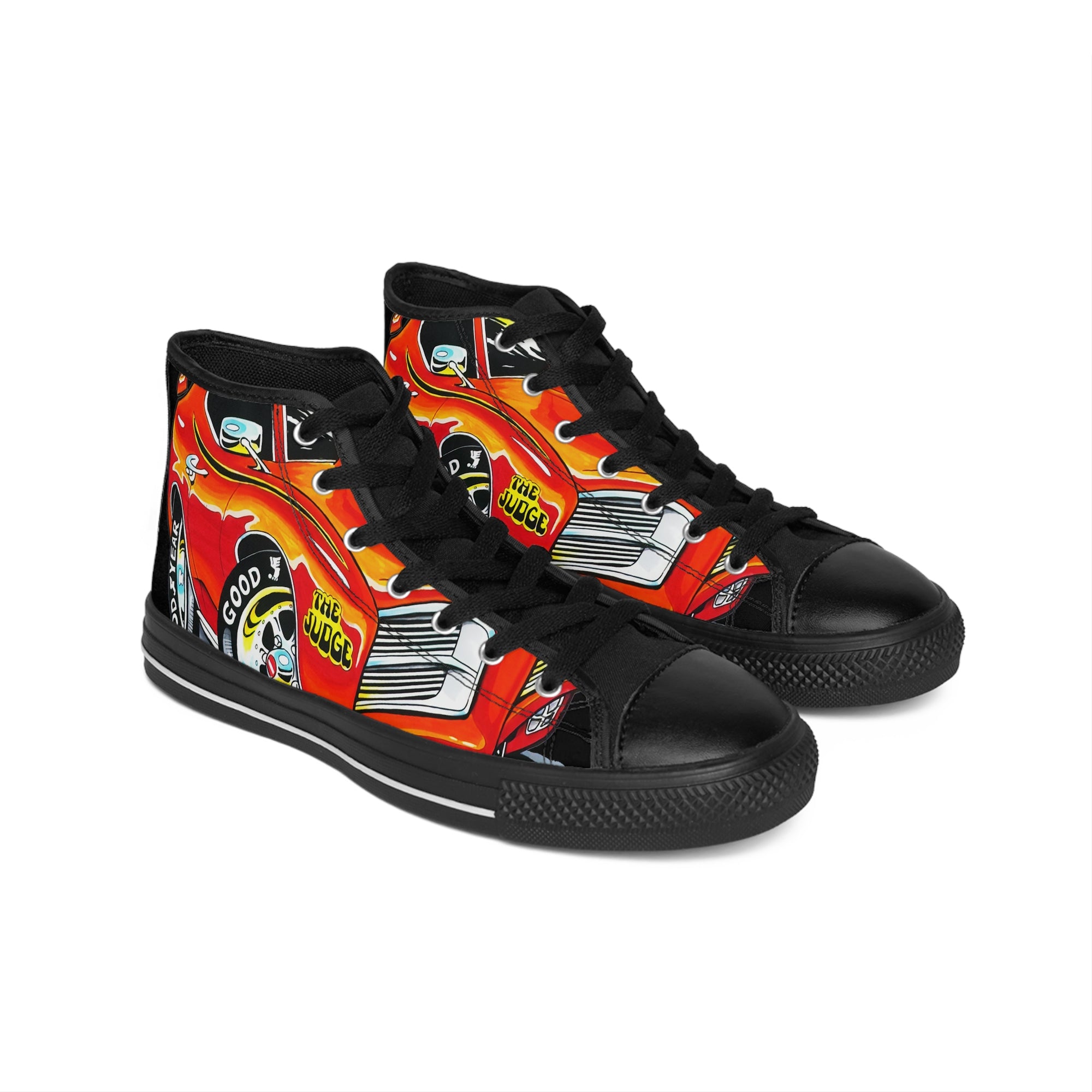 BLACK Edition GTO Pontiak Men's High-top Sneakers