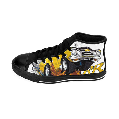 Road Runr Plymoth Yellow Men's High-top Sneakers