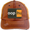 Boop Hub  Distressed Unstructured Trucker Cap - Patch