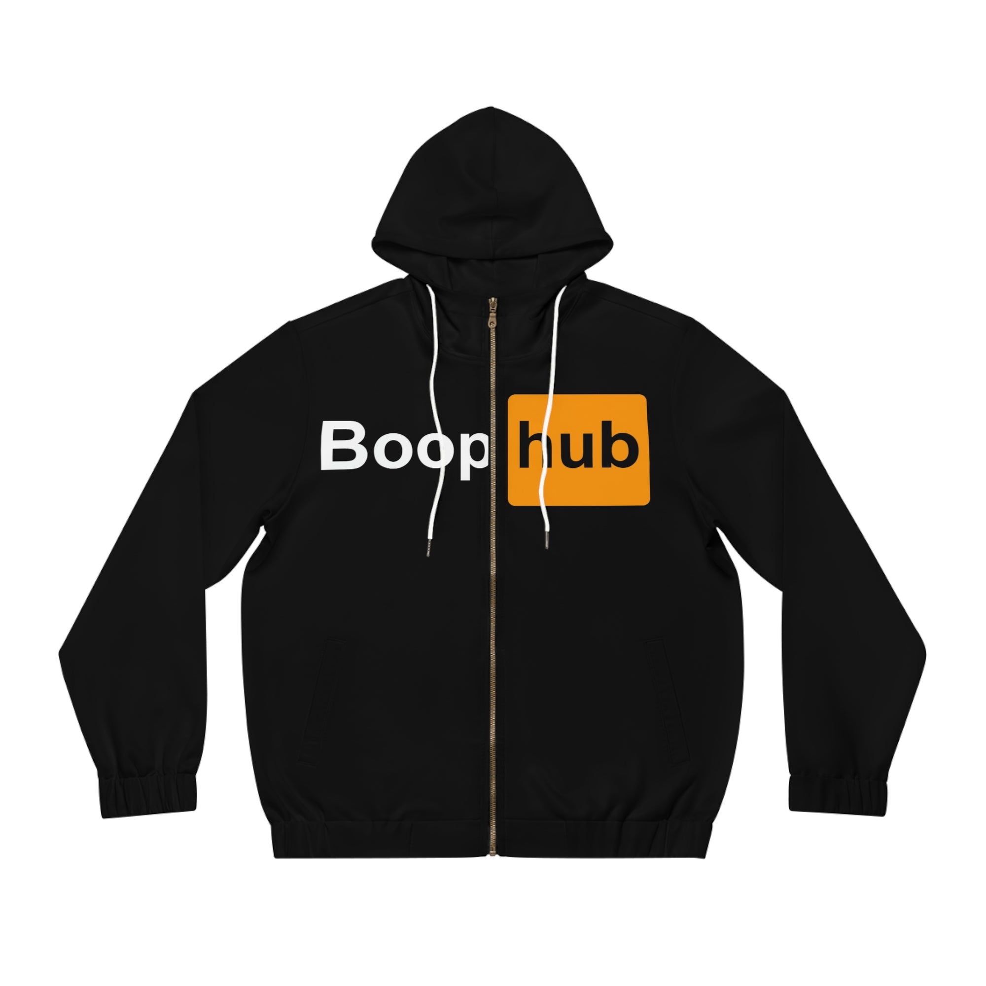 Boop Hub Men's Full-Zip Hoodie (AOP)