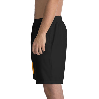 Boop Hub Men's Elastic Beach Shorts (AOP)