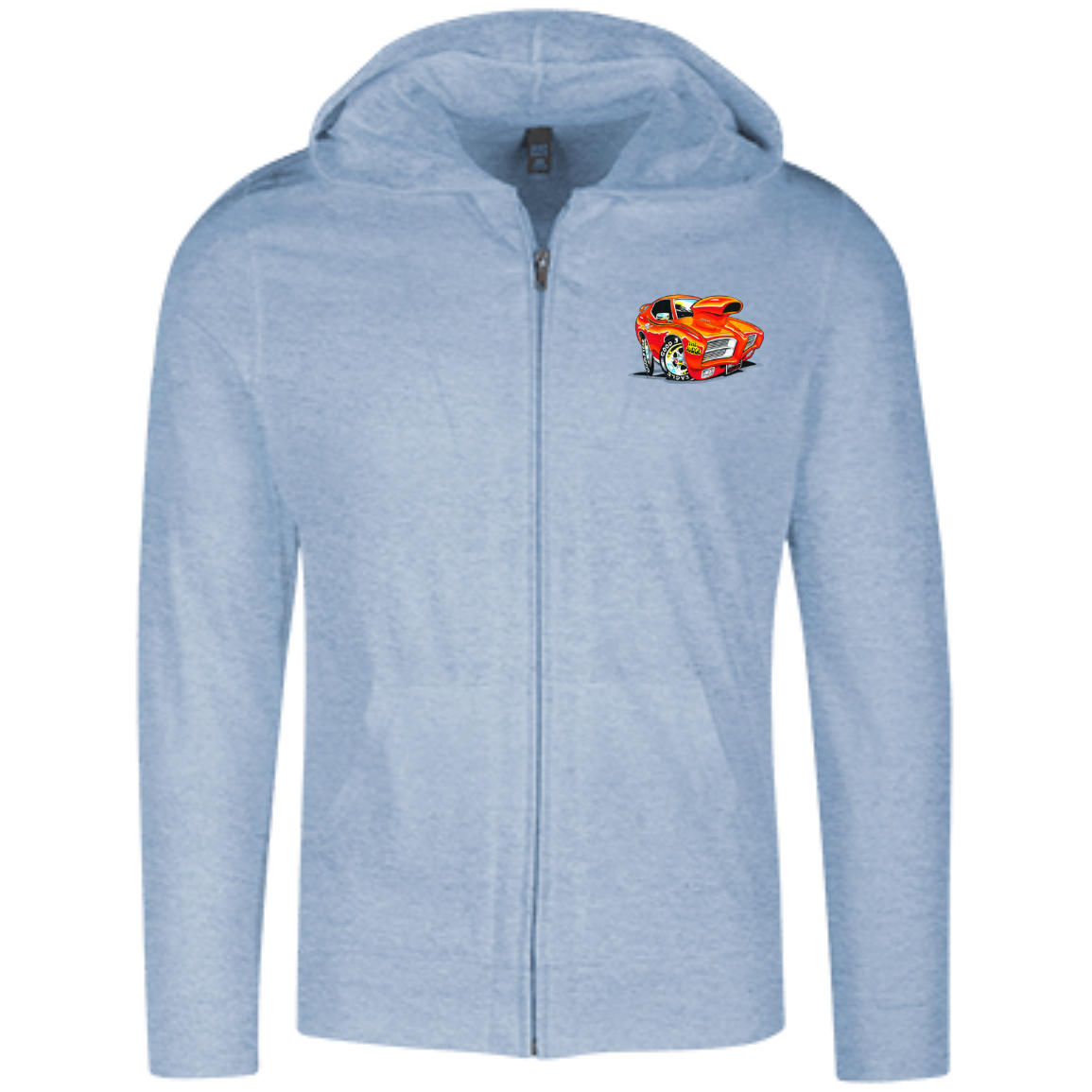 GTO Hoodie BLU District Lightweight Full Zip Hoodie