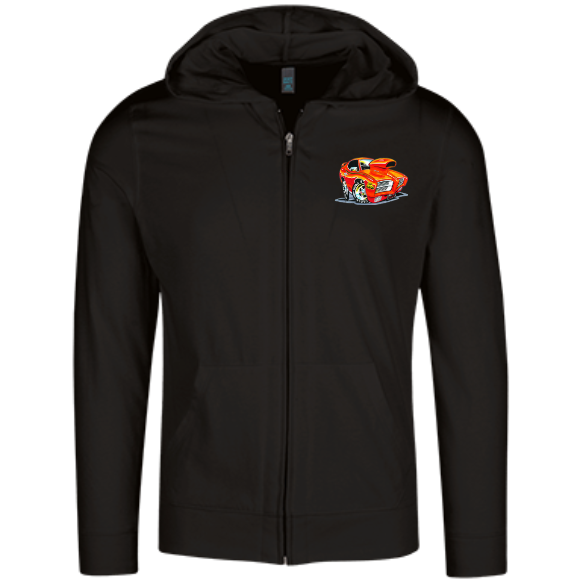 GTO hoodie District Lightweight Full Zip Hoodie