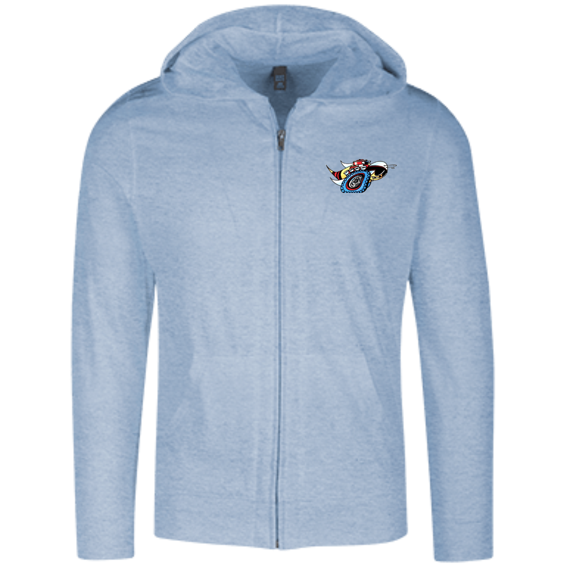 Super Bee BLU District Lightweight Full Zip Hoodie