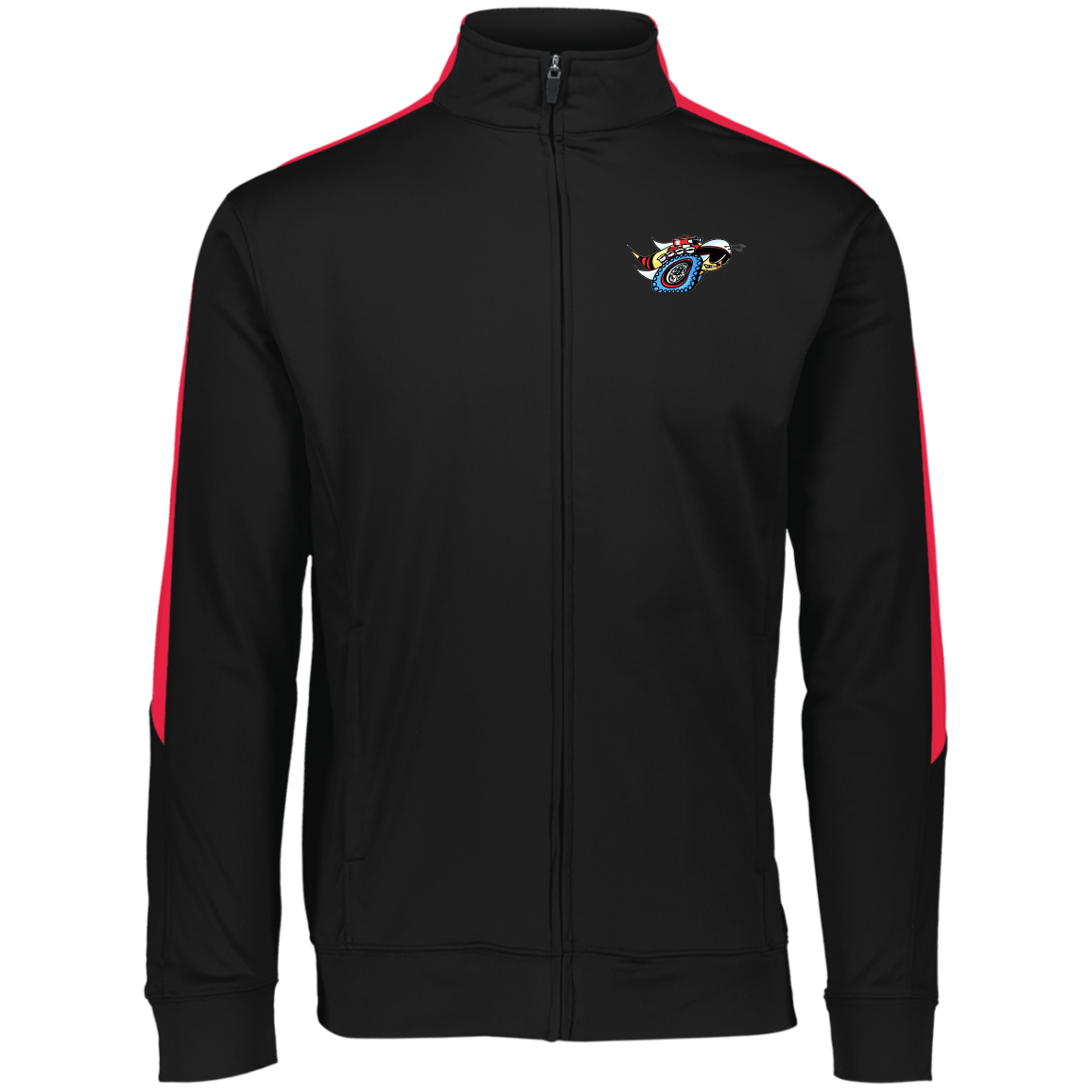 Super Bee BLK Augusta Performance Colorblock Full Zip