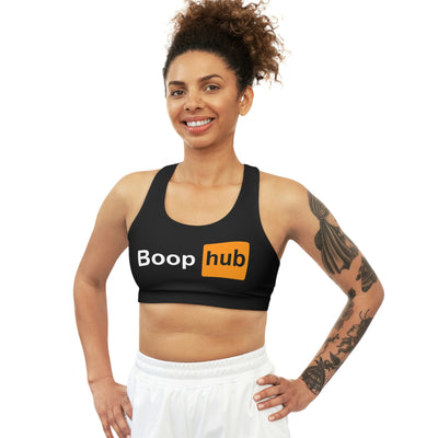 Boop Hub Seamless Sports Bra (AOP)