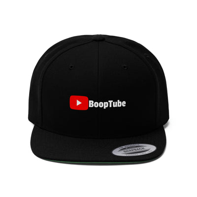 Booptube Unisex Flat Bill Hat